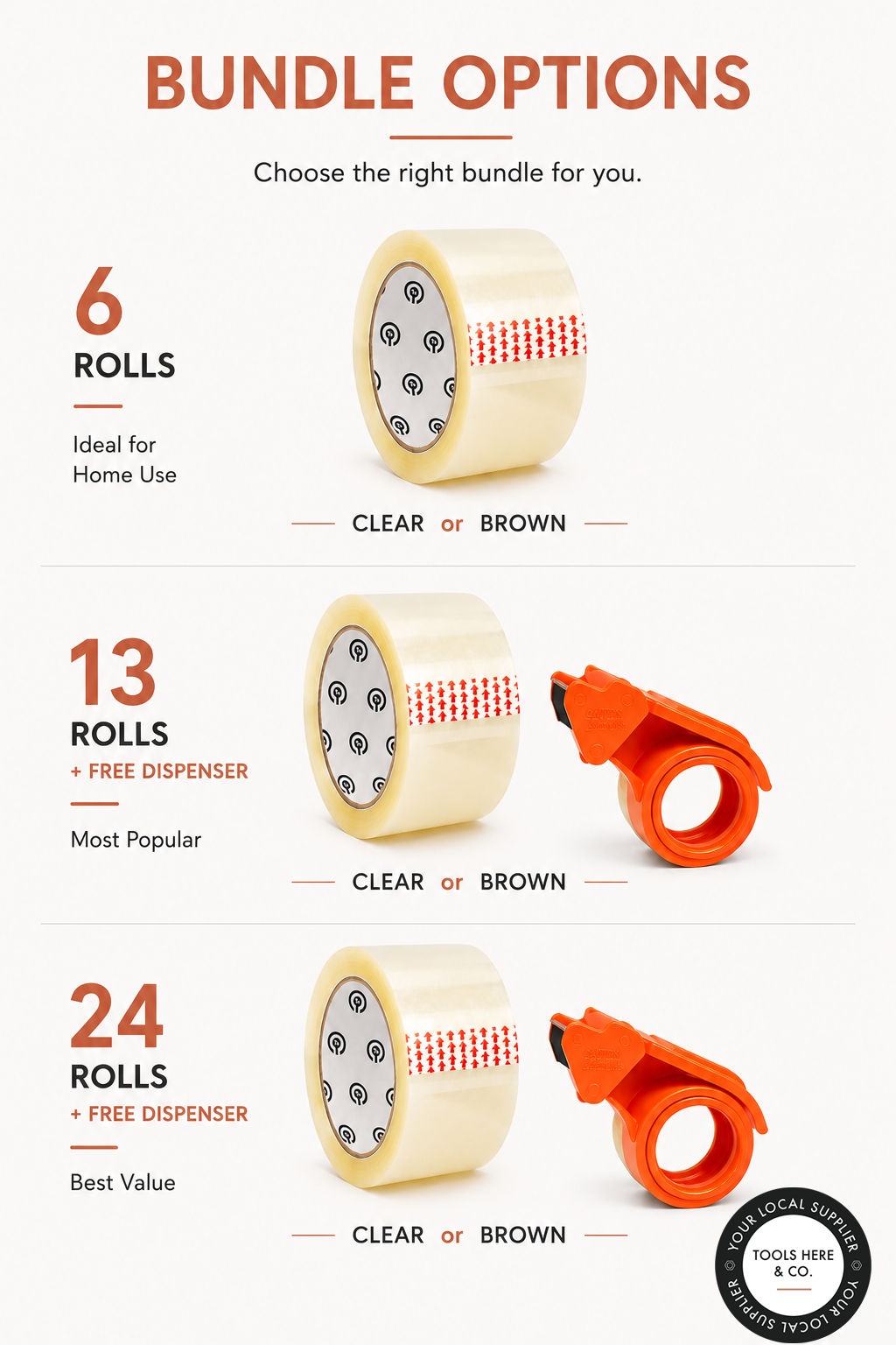 OPP Packing Tape 48mm × 80 Yards