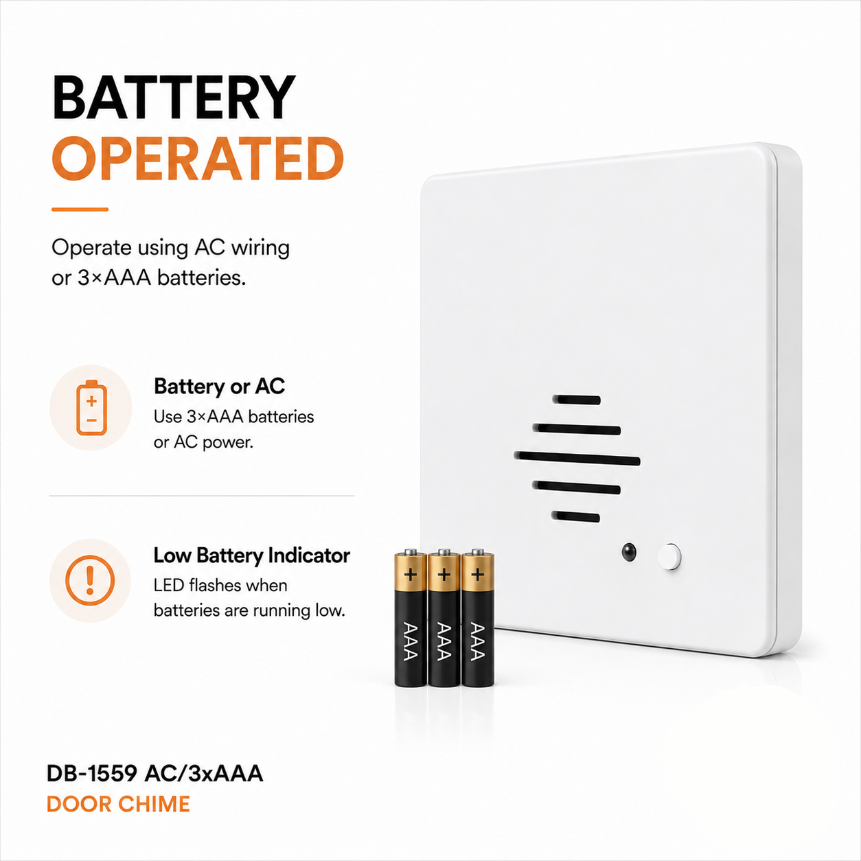CCM DB-1559 Wired Door Chime