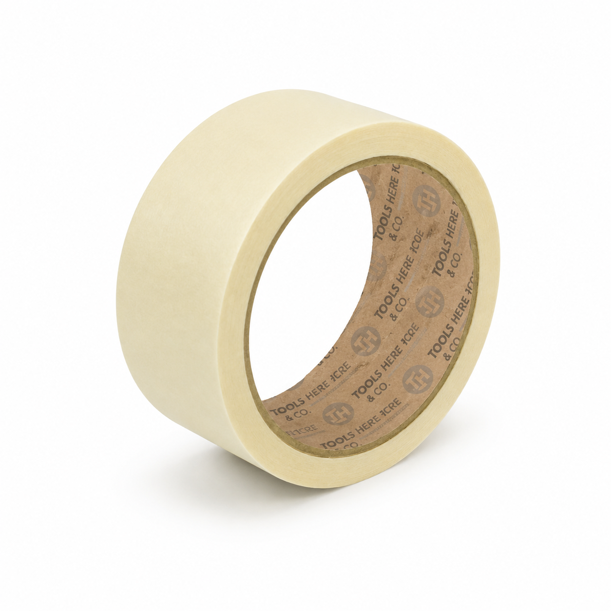 General purpose masking tape roll 48mm × 20 yards — beige / natural — Tools Here & Co