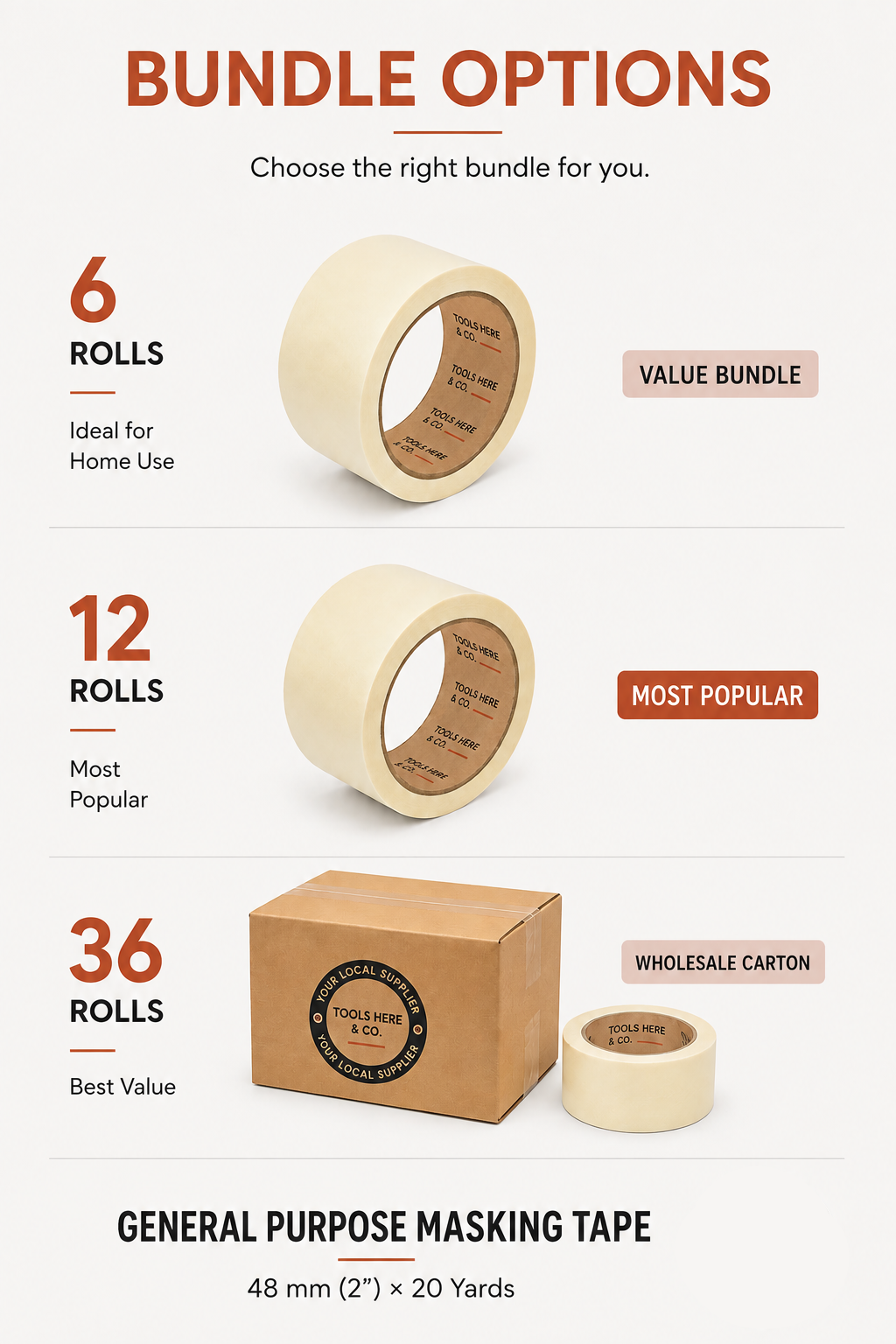 General Purpose Masking Tape
