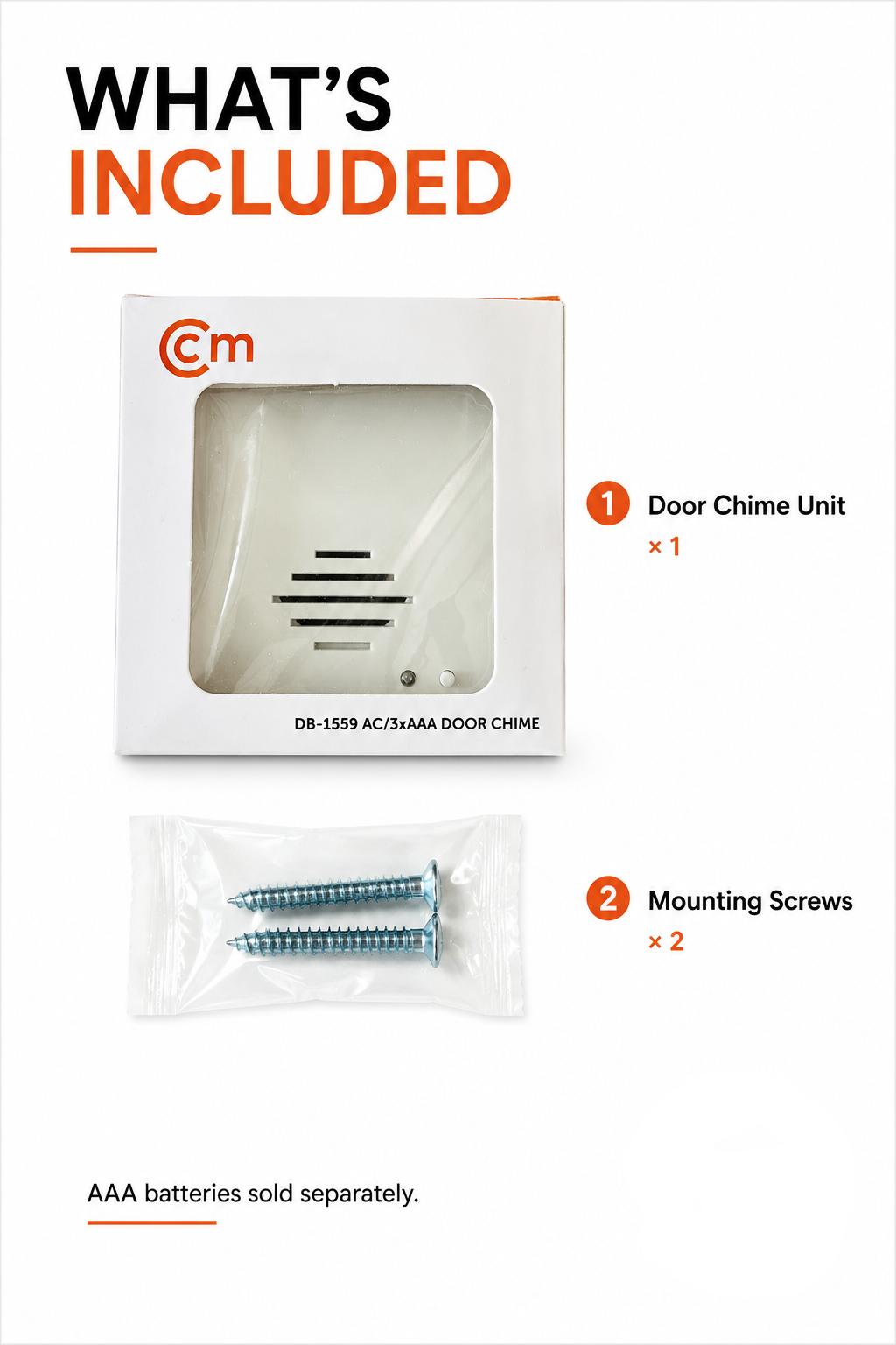 CCM DB-1559 Wired Door Chime