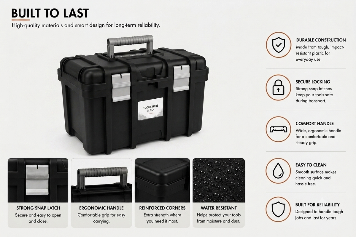 TOOLS HERE Jumbo Toolbox feature overview