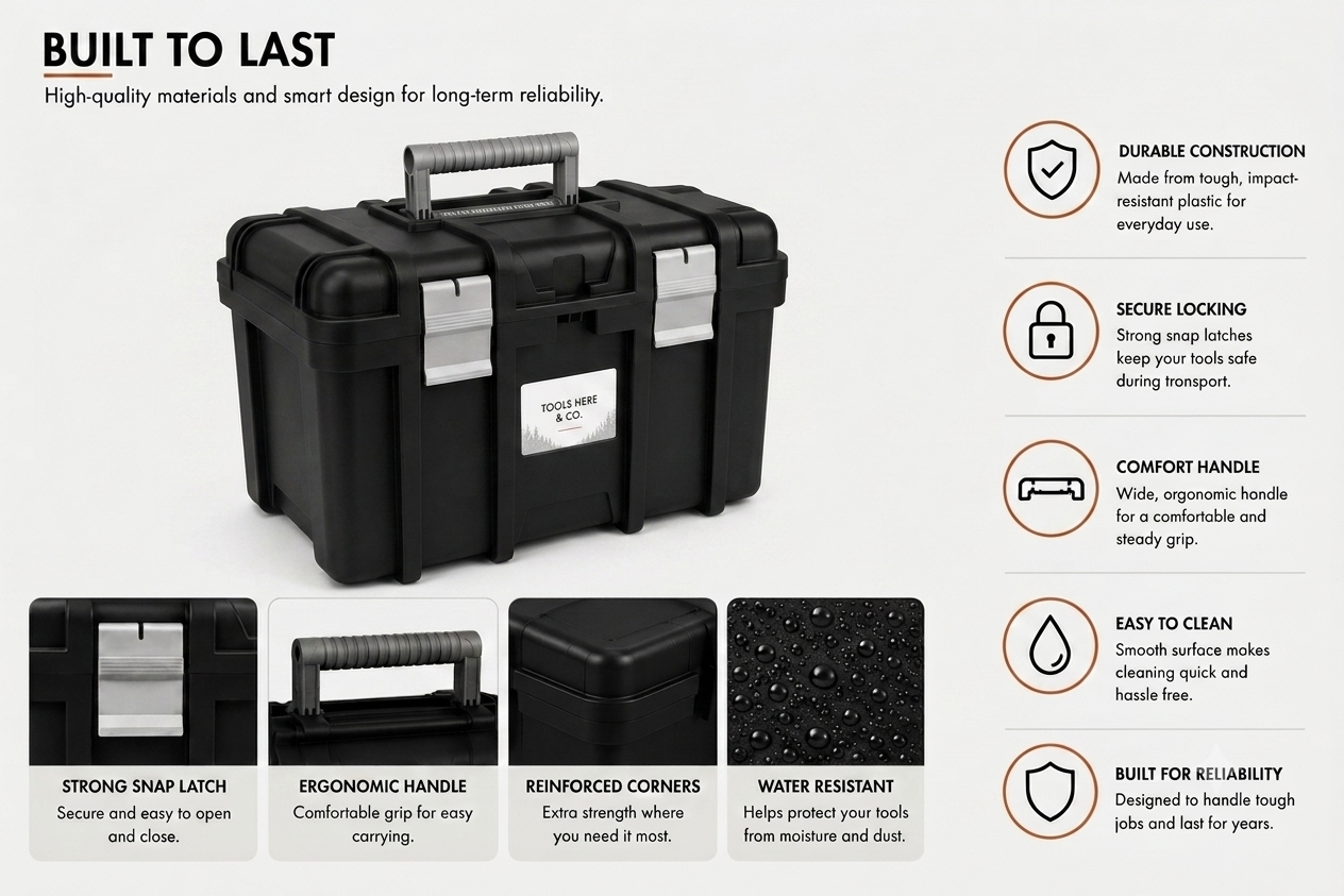 TOOLS HERE Jumbo Toolbox feature overview